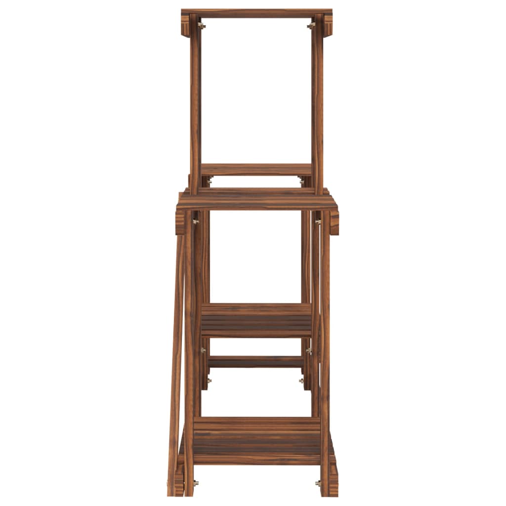 Suporte de plantas 90x25x73,5 cm madeira de abeto maciça