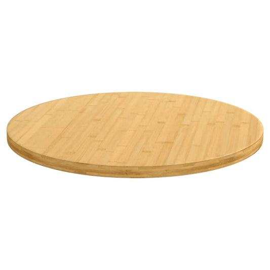 Tampo de mesa Ø80x2,5 cm bambu
