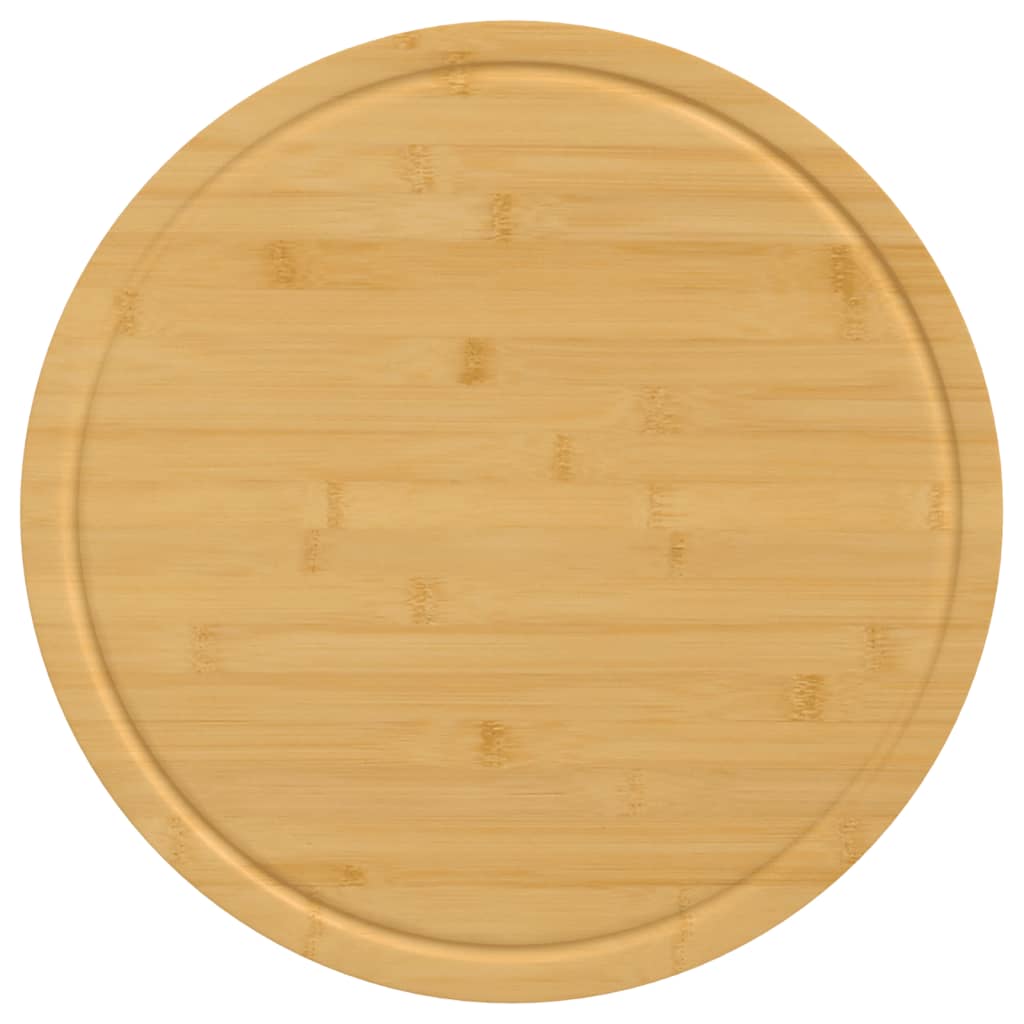 Tábua de cortar Ø40x1,5 cm bambu