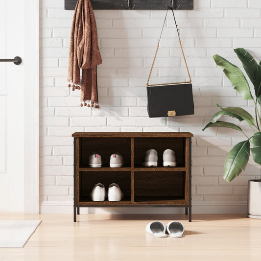 Sapateira 69x35x50 cm derivados de madeira carvalho castanho