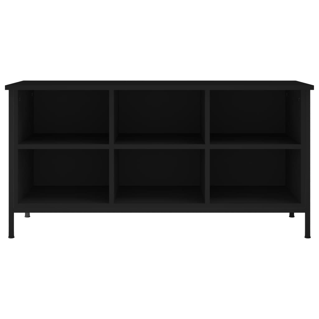 Sapateira 100x35x50 cm derivados de madeira preto