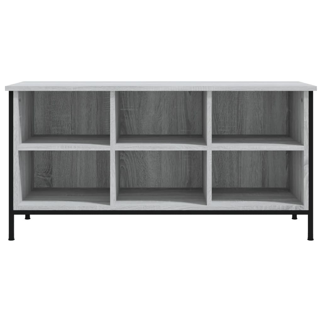 Sapateira 100x35x50 cm derivados de madeira cinzento sonoma