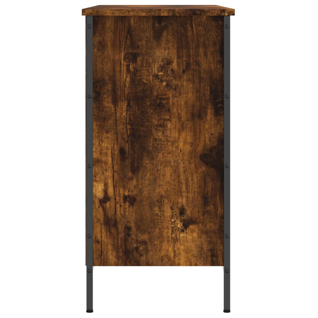Sapateira 100x35x70 cm derivados de madeira carvalho fumado