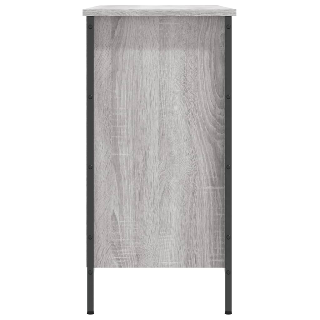 Sapateira 100x35x70 cm derivados de madeira cinzento sonoma