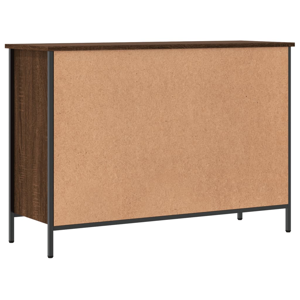Sapateira 100x35x70 cm derivados de madeira carvalho castanho