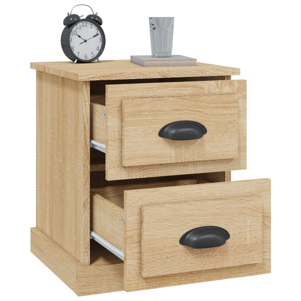 Mesa cabeceira 39x39x47,5 cm derivados madeira carvalho sonoma
