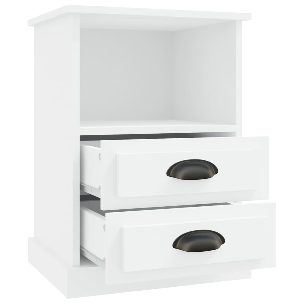 Mesa de cabeceira 43x36x60 cm branco