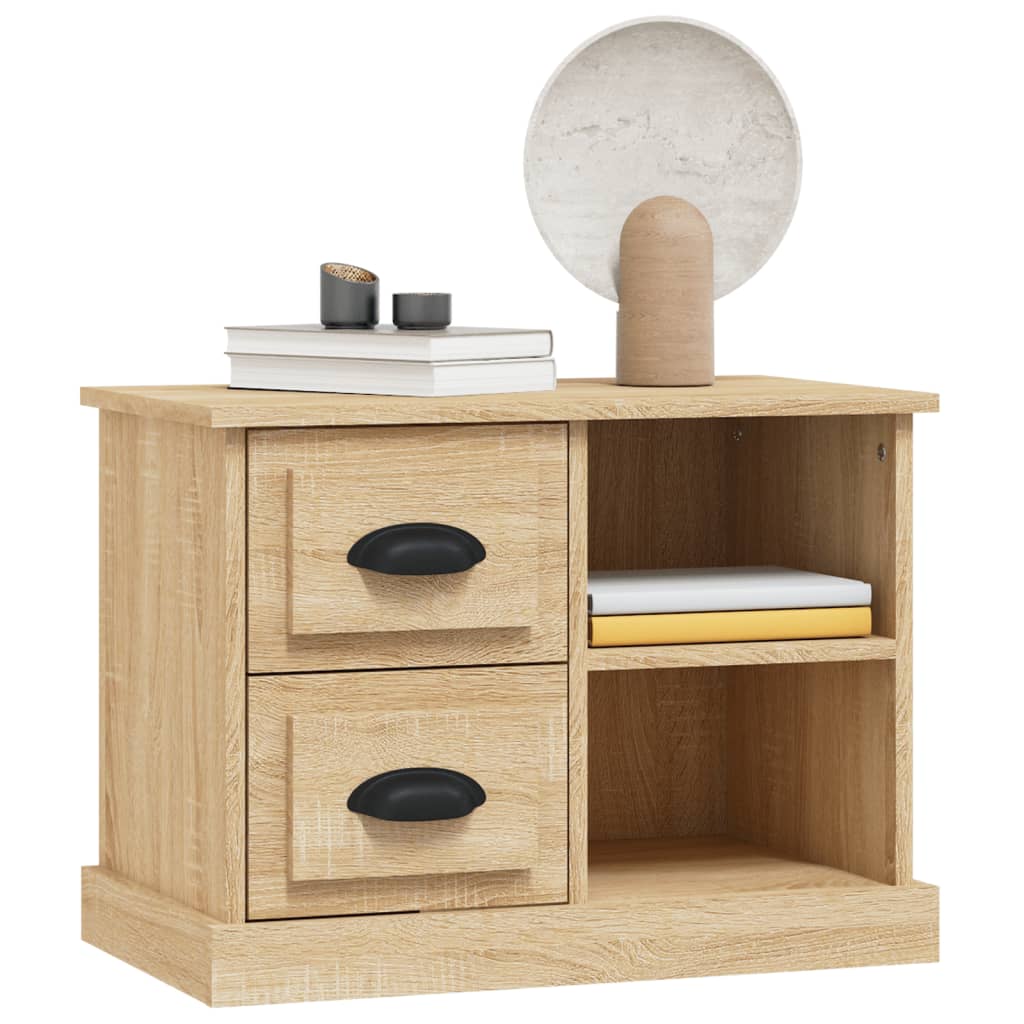 Mesa de cabeceira 60x35,5x45 cm cor carvalho sonoma