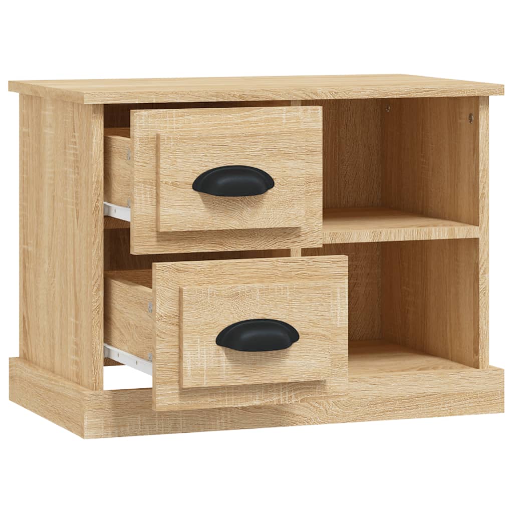 Mesa de cabeceira 60x35,5x45 cm cor carvalho sonoma