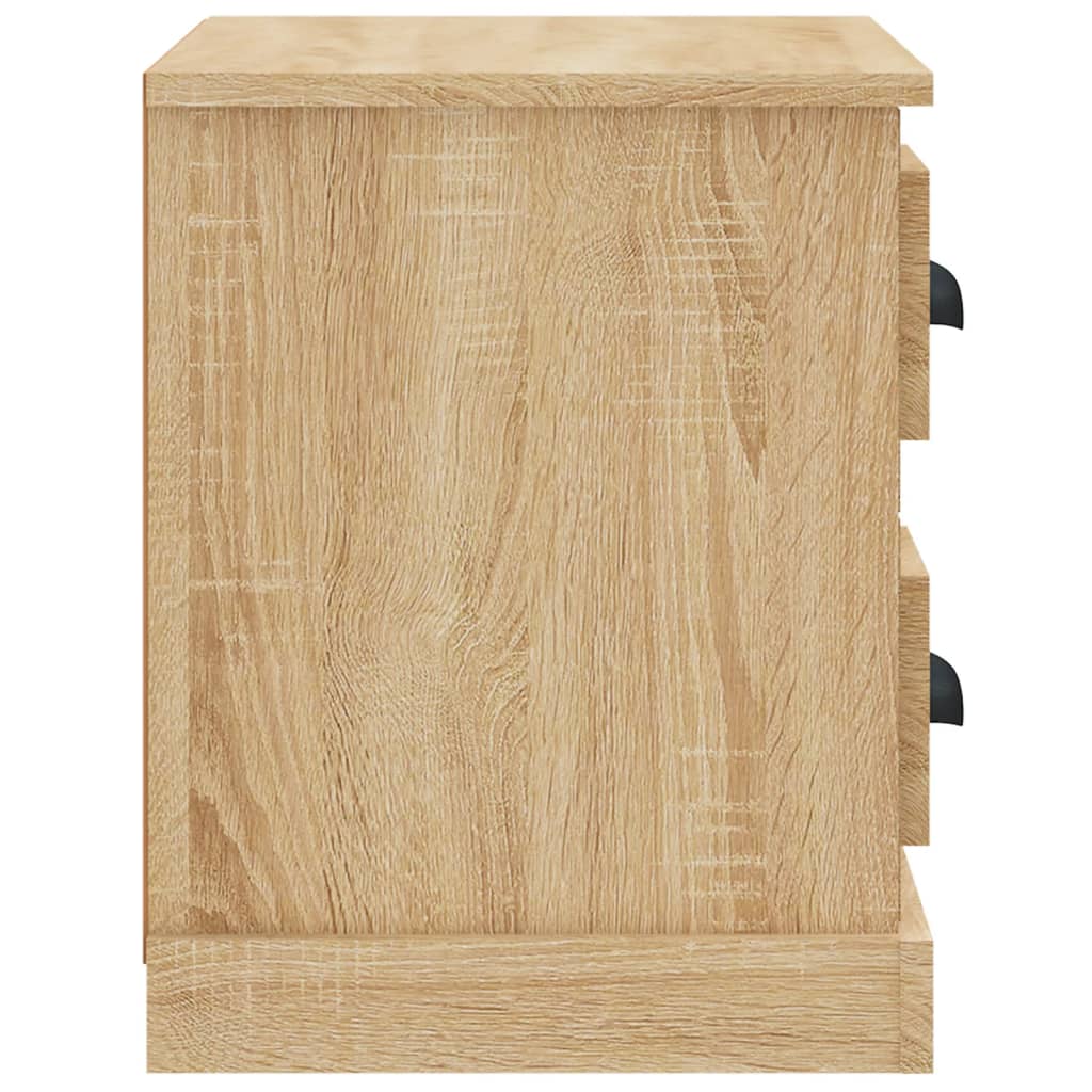 Mesa de cabeceira 60x35,5x45 cm cor carvalho sonoma