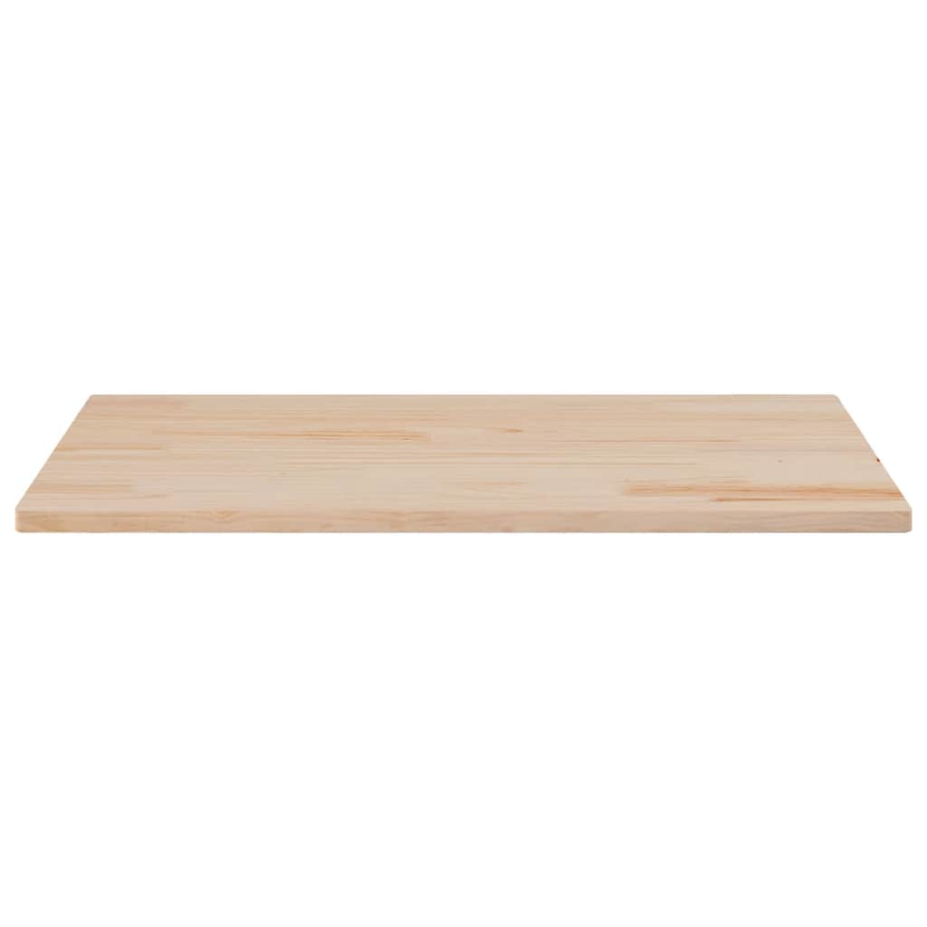 Tampo de mesa retangular 100x50x2,5 cm pinho maciço