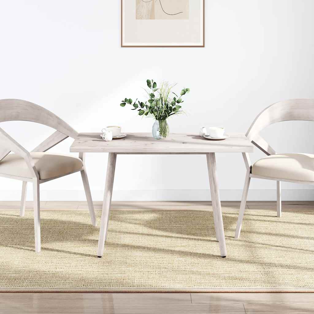 Tampo de mesa retangular 100x60x2,5 cm pinho maciço branco