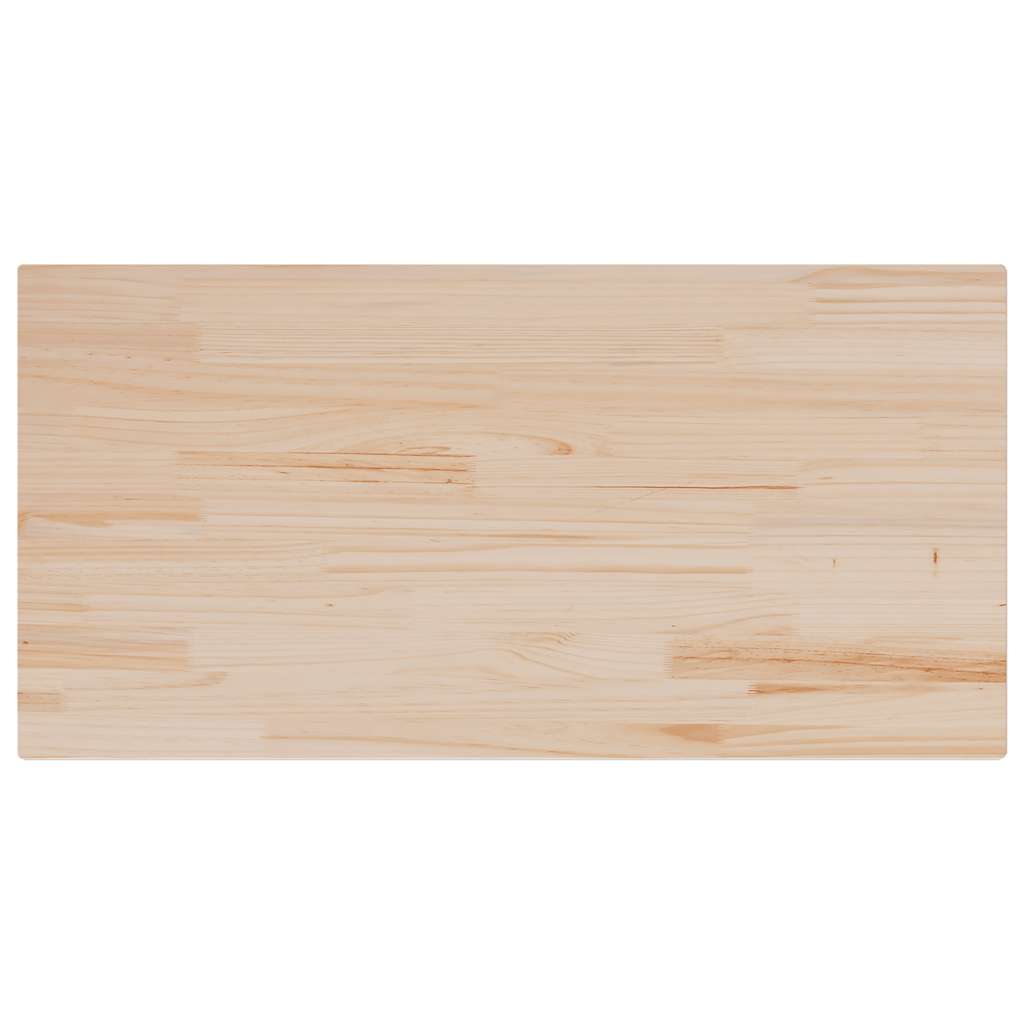 Tampo de mesa retangular 110x60x2,5 cm pinho maciço