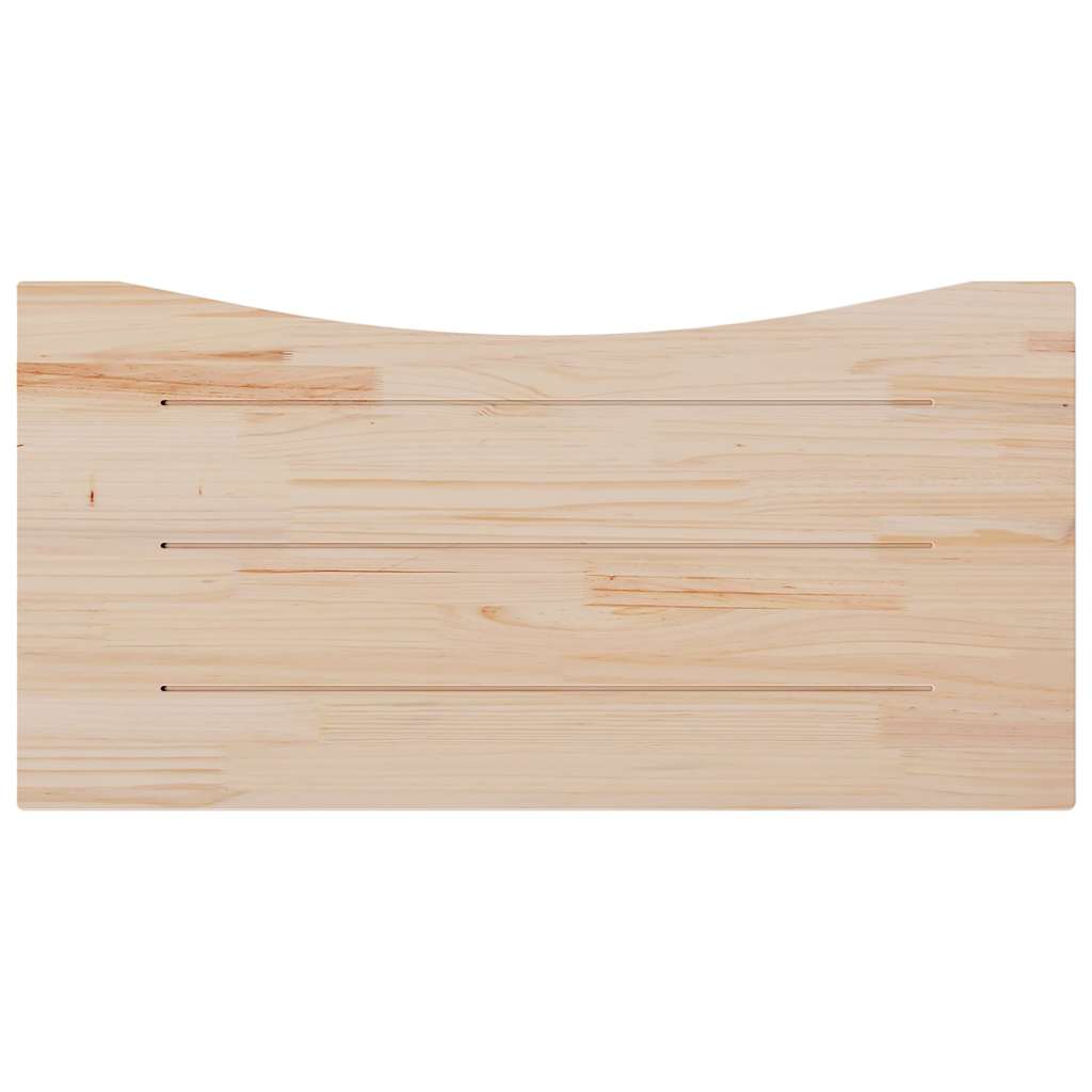 Tampo de secretária 110x55x2,5 cm pinho maciço branco