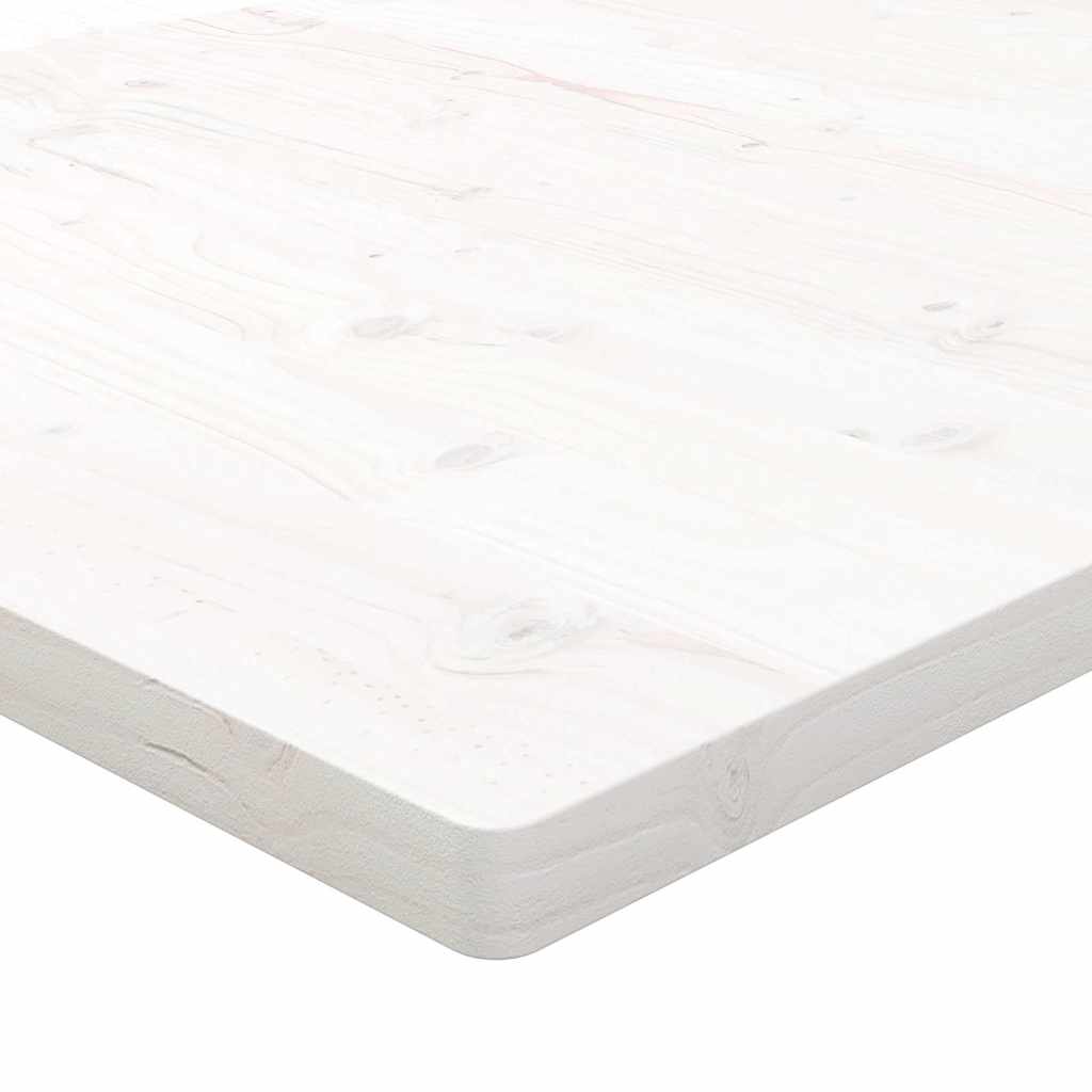 Tampo de secretária 110x55x2,5 cm pinho maciço branco