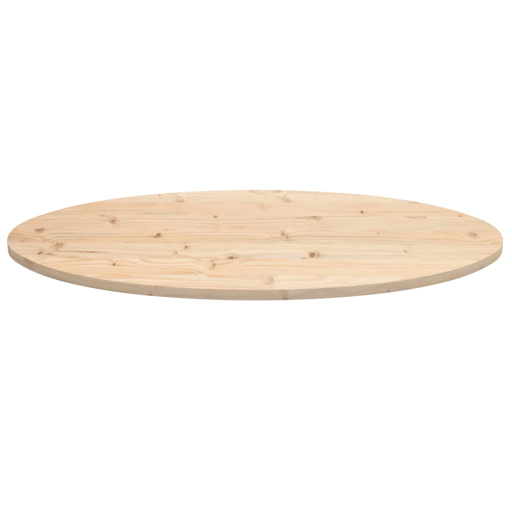 Tampo de mesa oval 100x50x2,5 cm madeira de pinho maciça