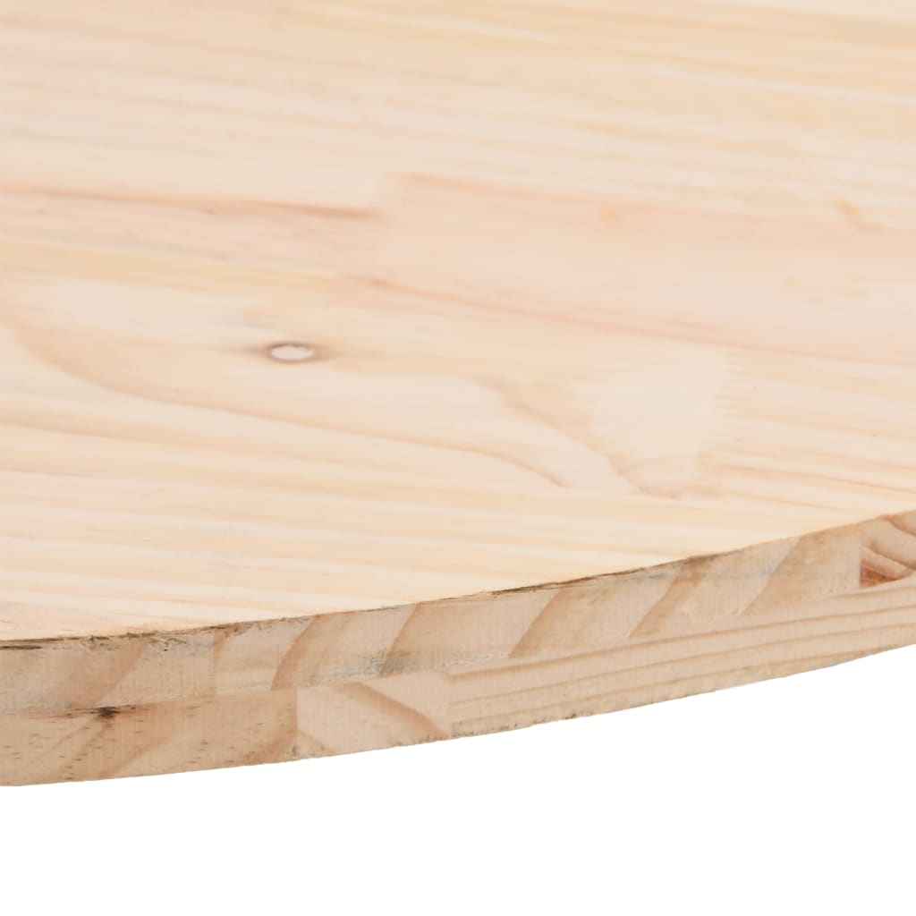 Tampo de mesa oval 110x55x2,5 cm madeira de pinho maciça
