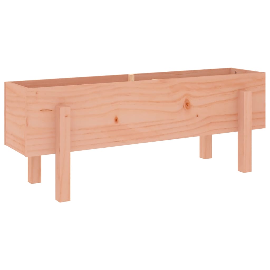 Canteiro elevado de jardim 101x30x38 cm madeira douglas maciça