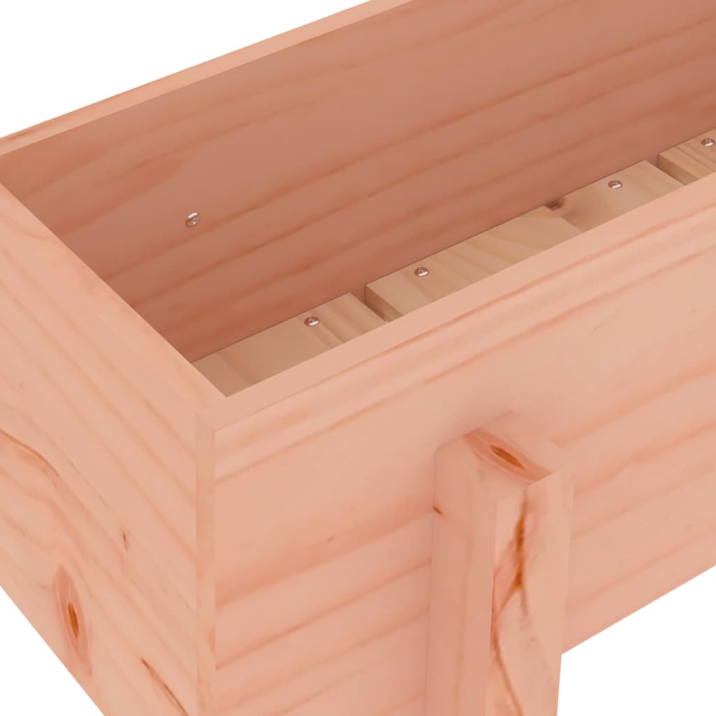 Canteiro elevado de jardim 101x30x38 cm madeira douglas maciça