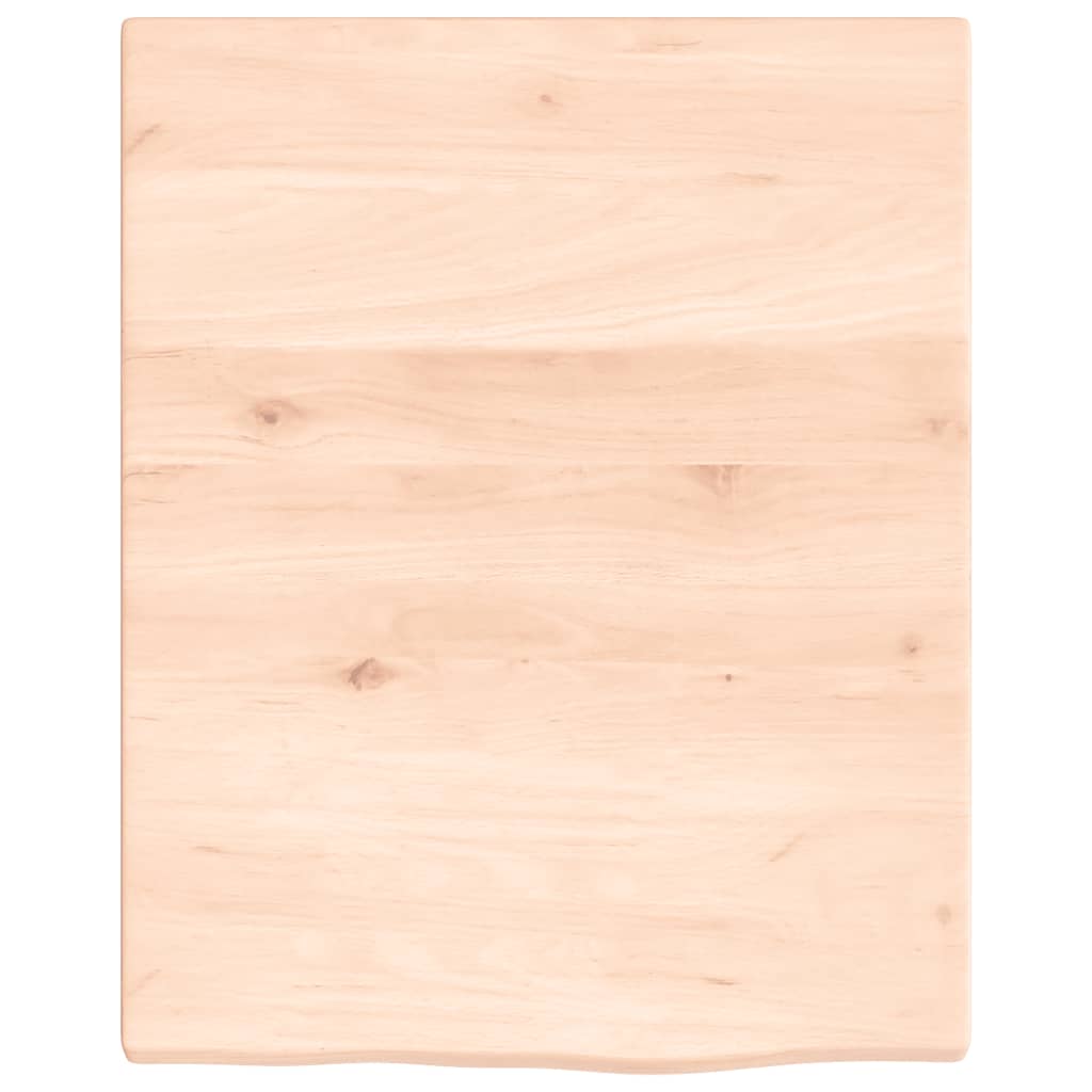 Prateleira de parede 40x50x2 cm carvalho maciço não tratado