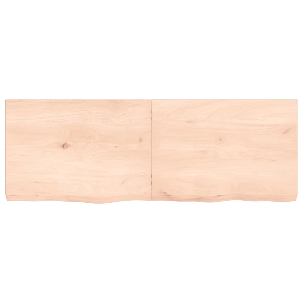 Prateleira de parede 140x50x(2-6)cm carvalho maciço não tratado