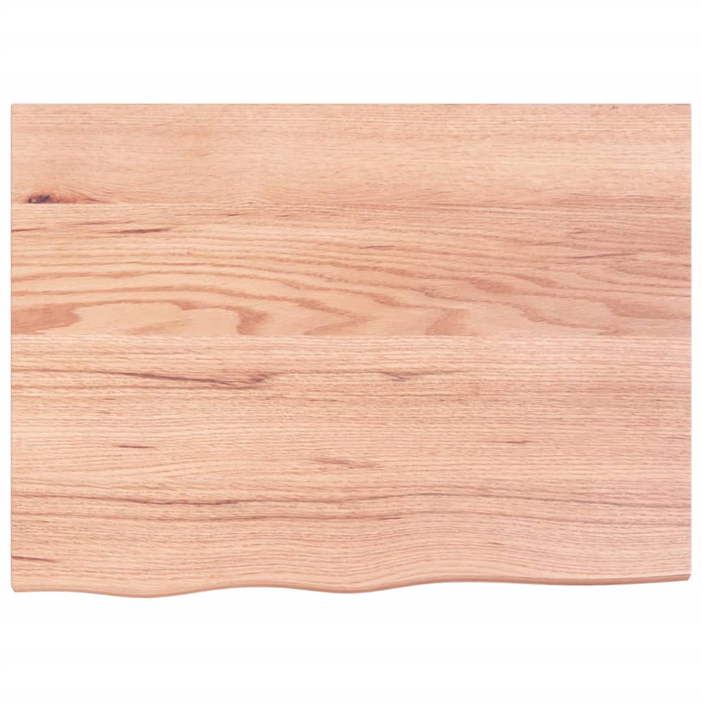Prateleira de parede 80x60x2 cm carvalho tratado castanho-claro