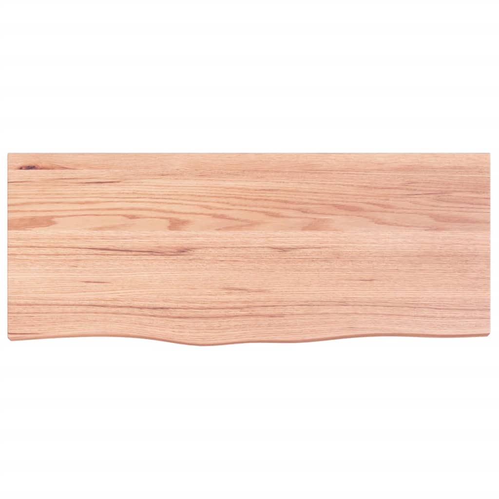 Prateleira de parede 100x40x(2-4) cm carvalho tratado castanho