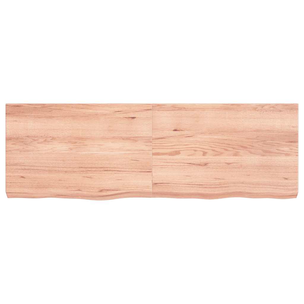 Prateleira de parede 120x40x(2-6) cm carvalho tratado castanho