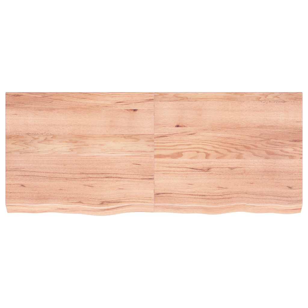 Prateleira de parede 120x50x(2-6) cm carvalho tratado castanho