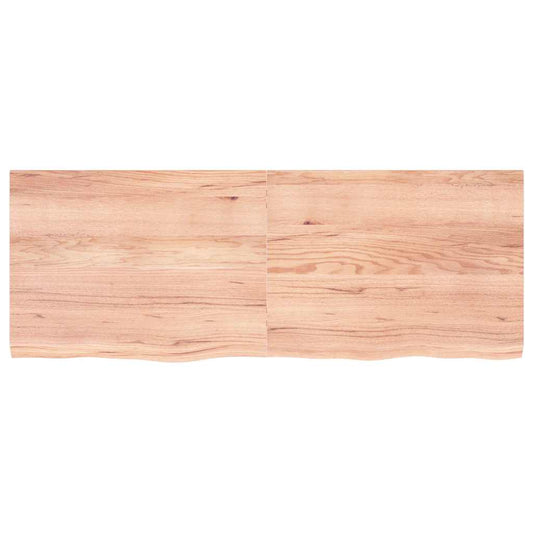 Prateleira de parede 160x60x(2-4) cm carvalho tratado castanho