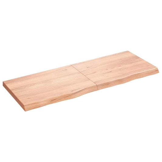 Prateleira de parede 160x60x(2-6) cm carvalho tratado castanho
