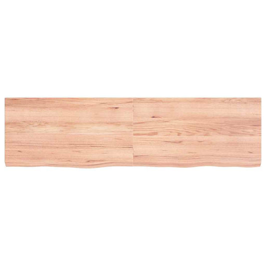 Prateleira de parede 180x50x(2-6) cm carvalho tratado castanho
