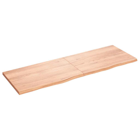 Prateleira de parede 180x60x(2-4) cm carvalho tratado castanho