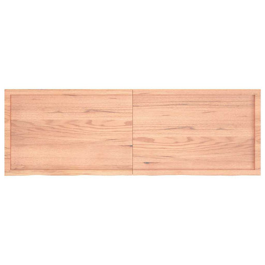 Prateleira de parede 180x60x(2-4) cm carvalho tratado castanho
