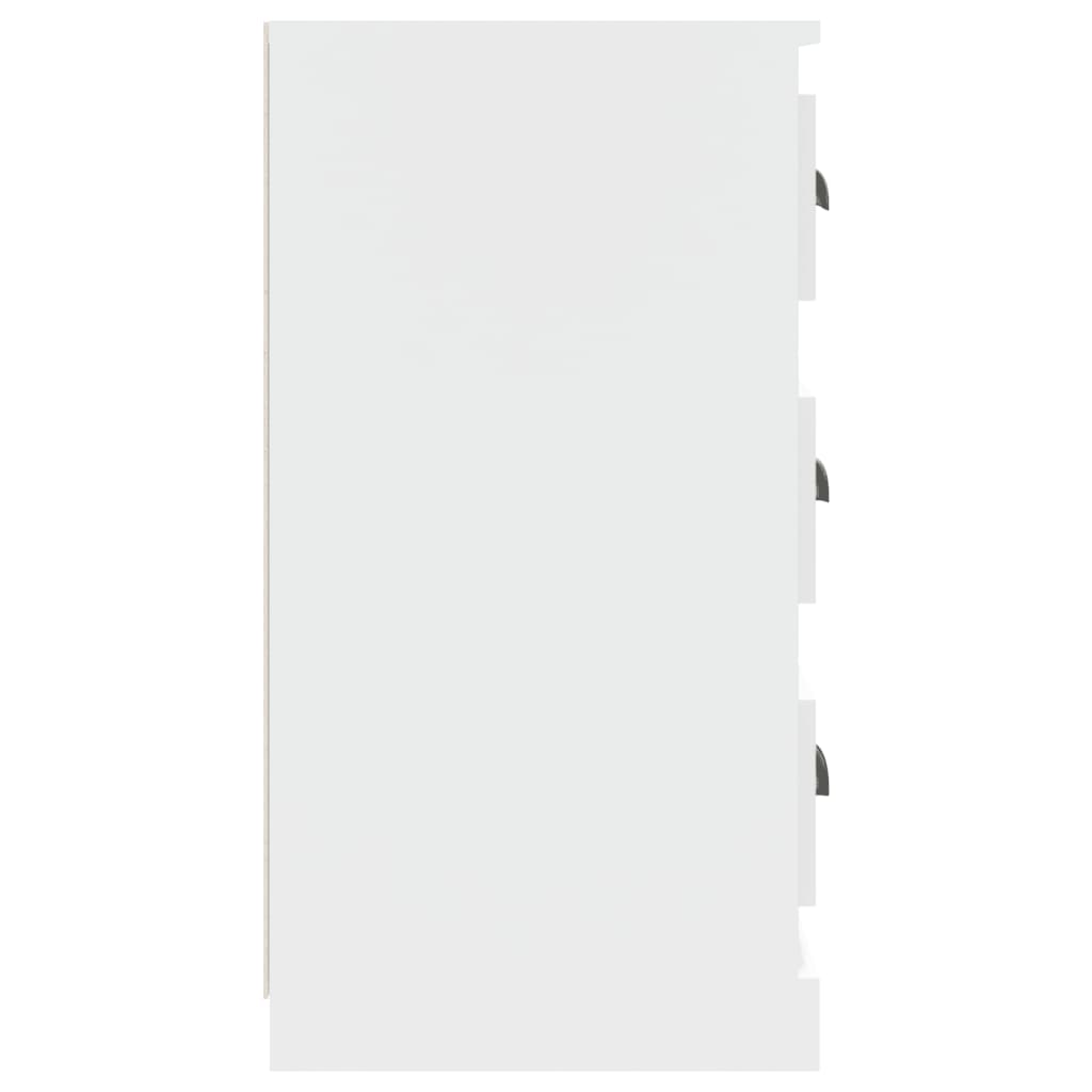 Aparadores 2 pcs derivados de madeira branco