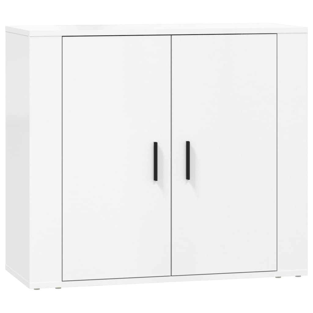 Aparadores 3 pcs madeira processada branco