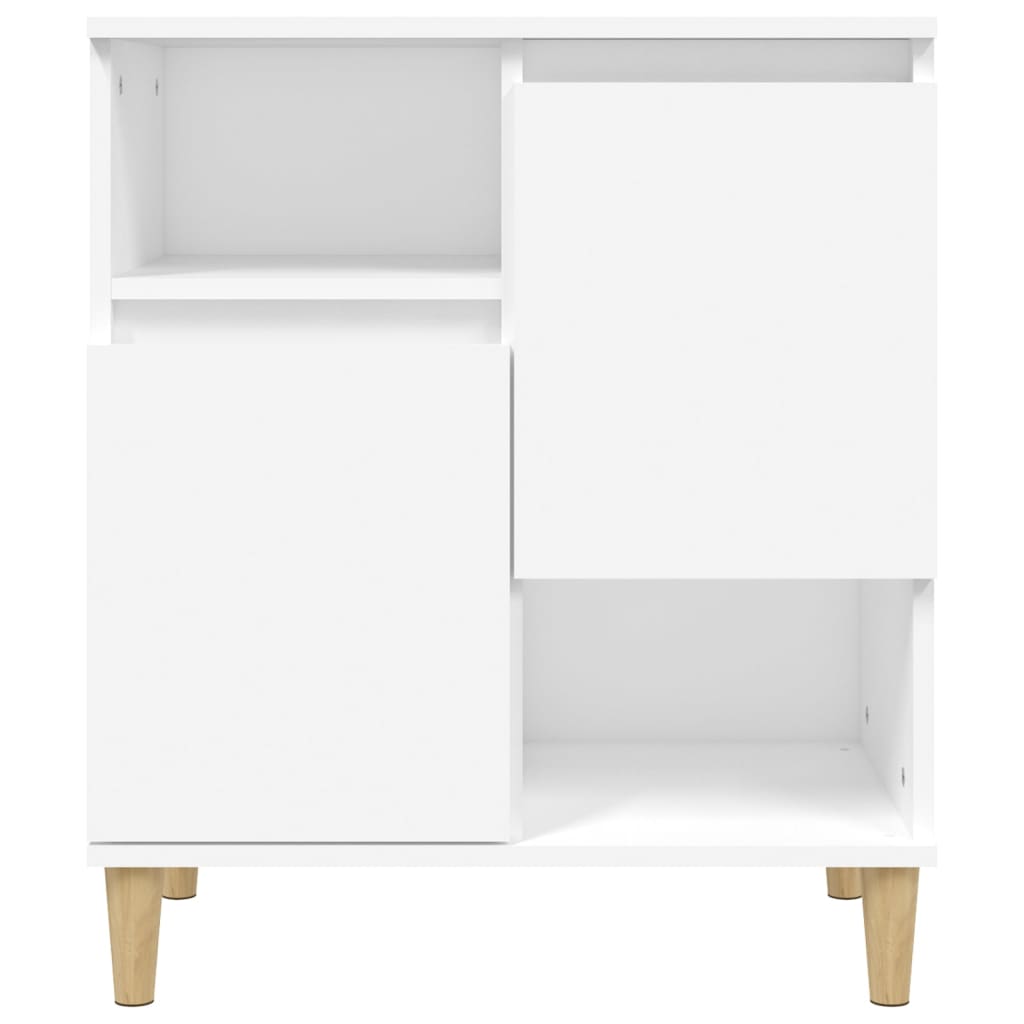 Aparadores 2 pcs 60x35x70 cm derivados de madeira branco