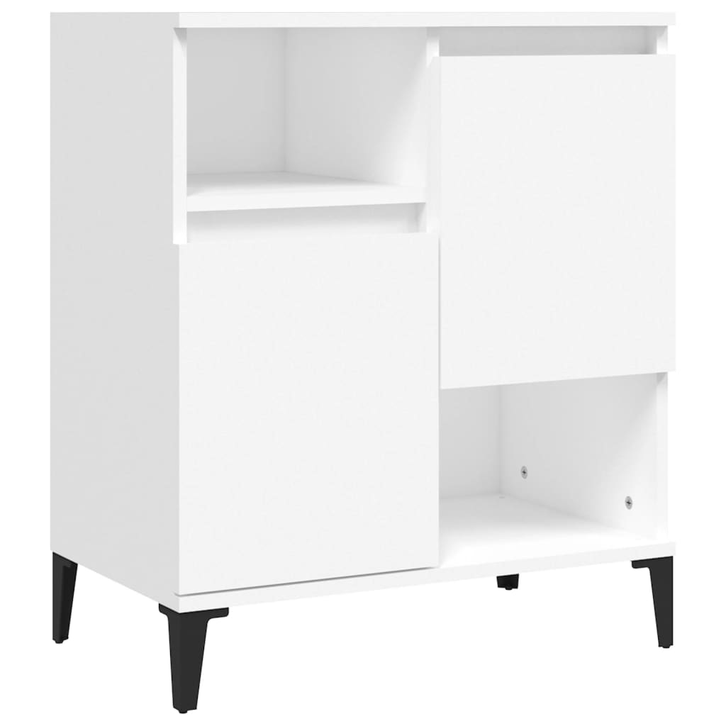 Aparadores 3 pcs 60x35x70 cm derivados de madeira branco