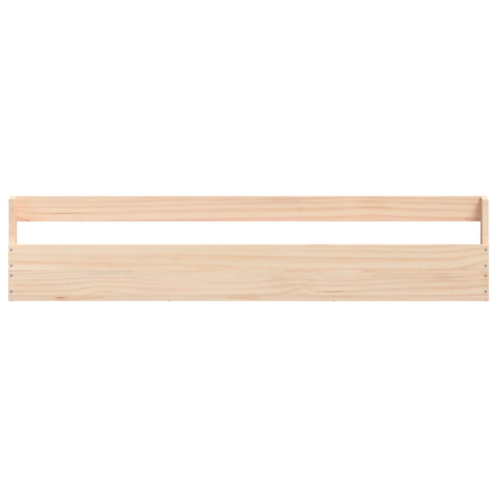Sapateiras de parede 2 pcs 110x9x23 cm pinho maciço