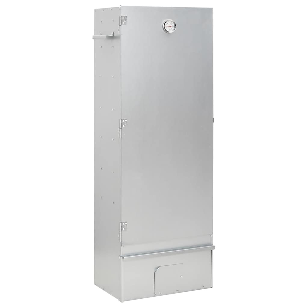 Defumador com mesa aço galvanizado