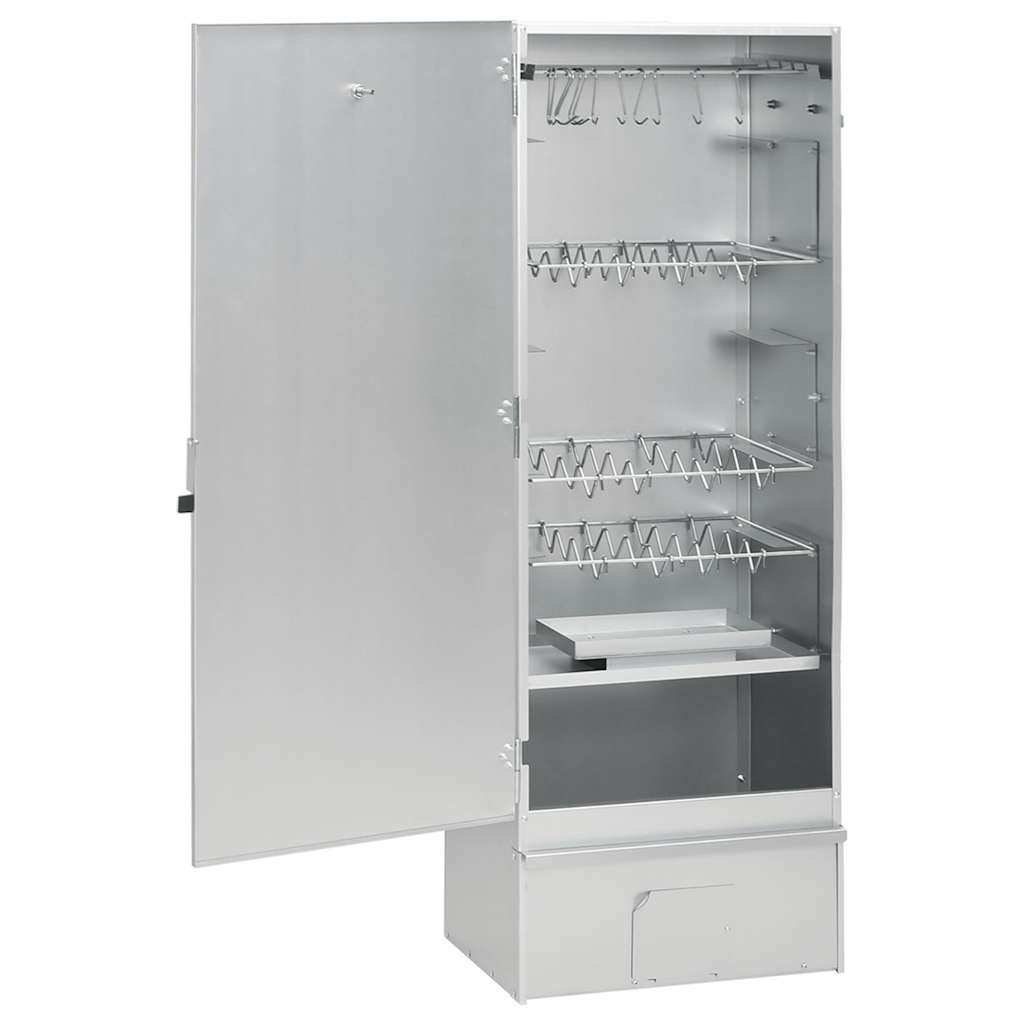 Defumador com mesa aço galvanizado