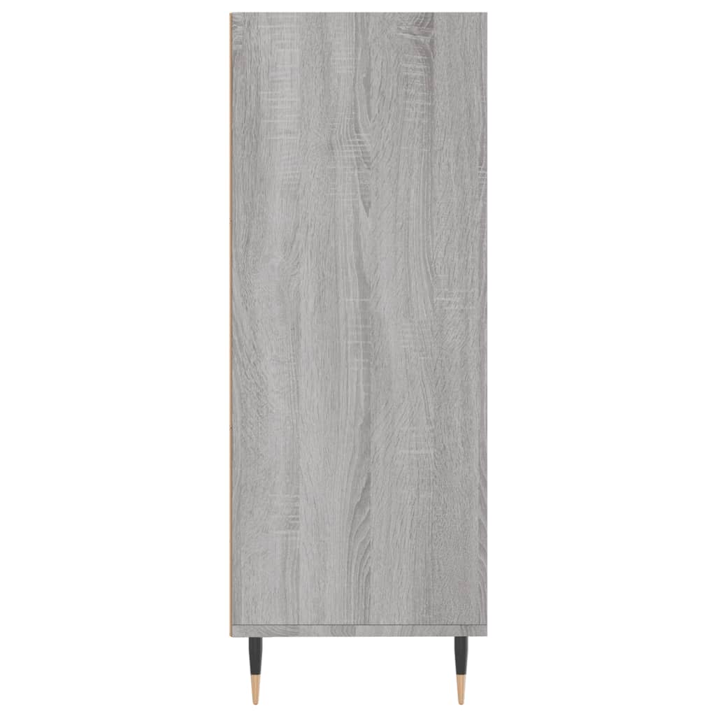 Estante 69,5x32,5x90 cm derivados de madeira cinzento sonoma