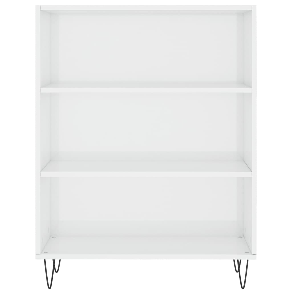 Estante 69,5x32,5x90 cm derivados de madeira branco brilhante