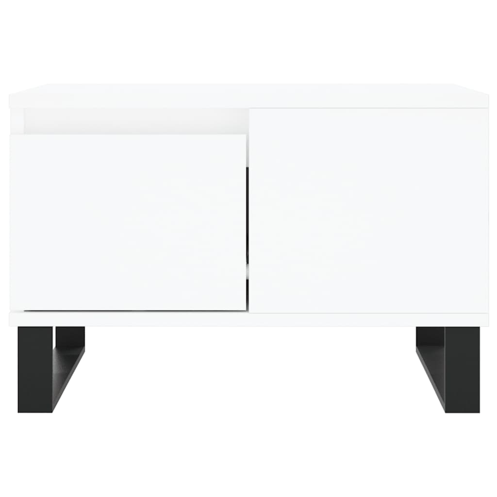 Mesa de centro 55x55x36,5 cm derivados de madeira branco