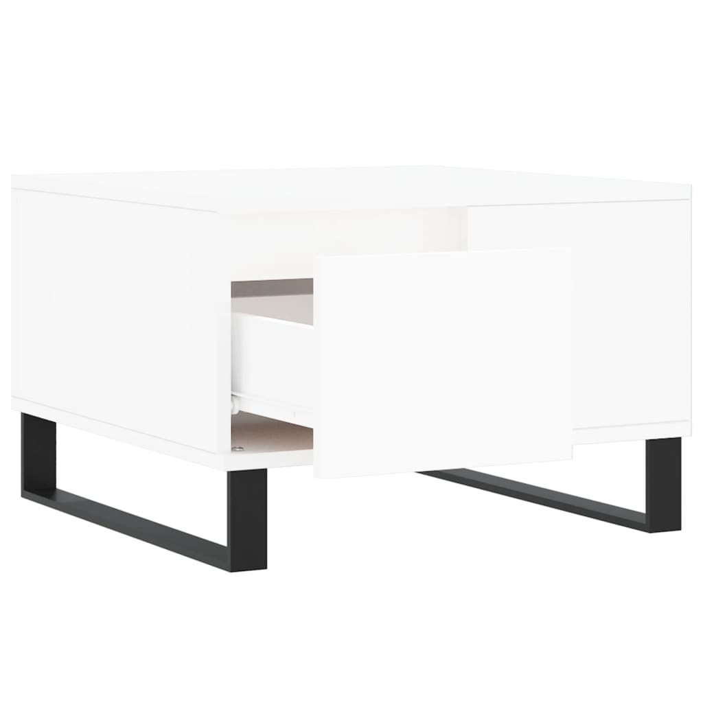 Mesa de centro 55x55x36,5 cm derivados de madeira branco