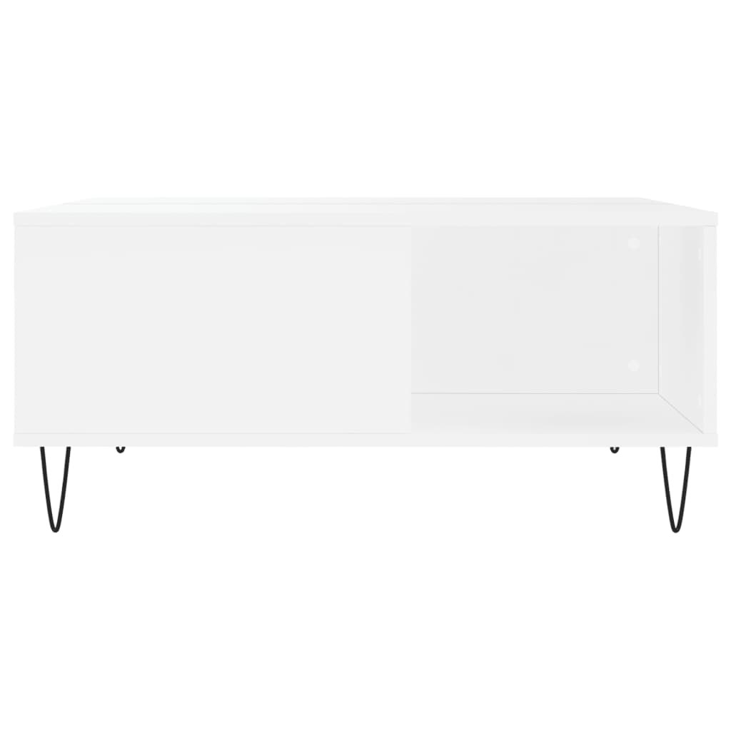 Mesa de centro 80x80x36,5 cm derivados de madeira branco