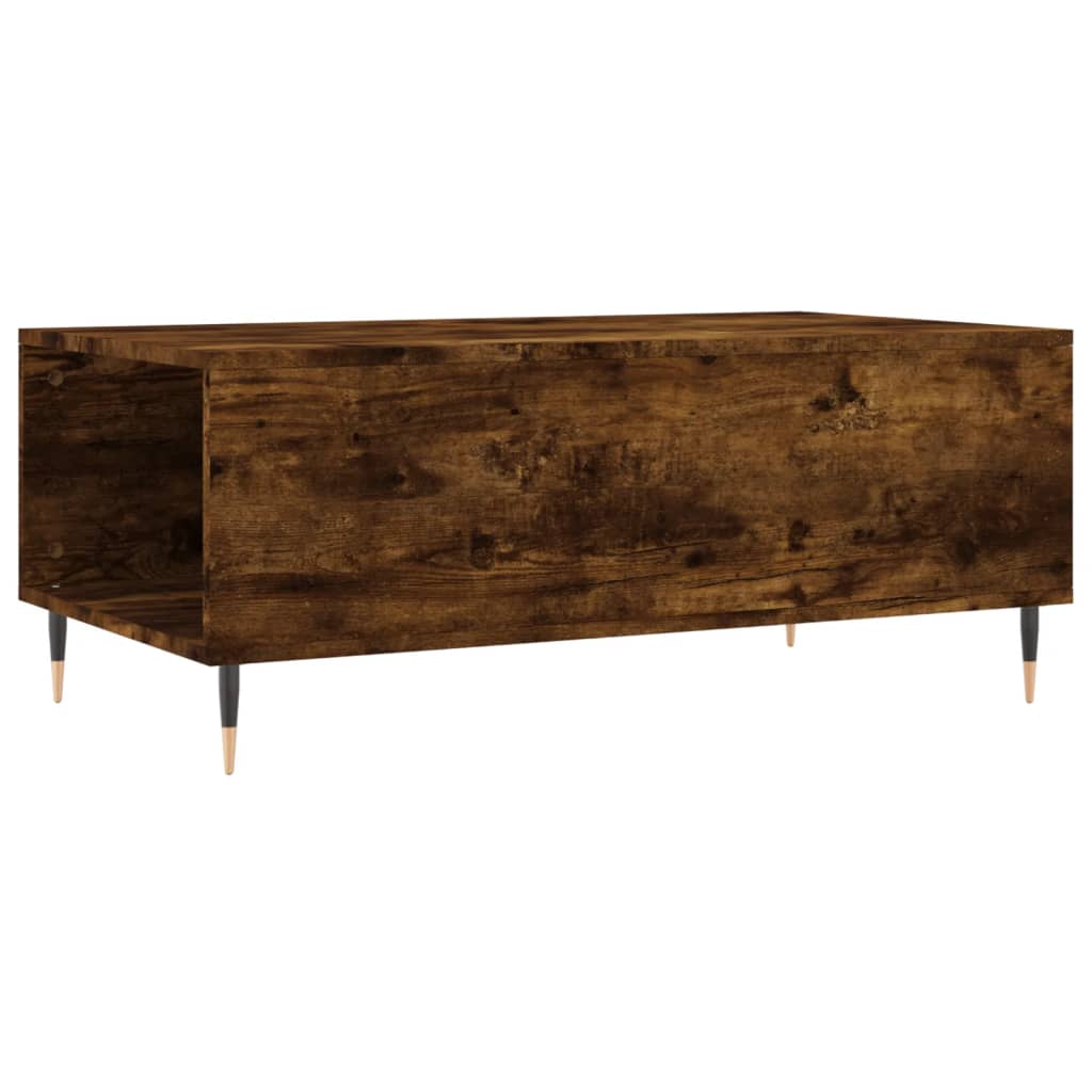 Mesa de centro 90x50x36,5 cm derivados madeira carvalho fumado