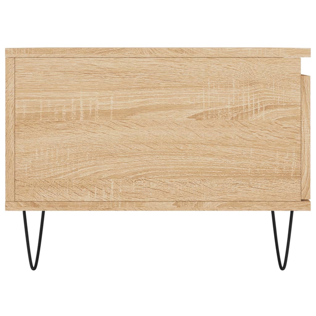 Mesa de centro 90x50x36,5 cm derivados madeira carvalho sonoma