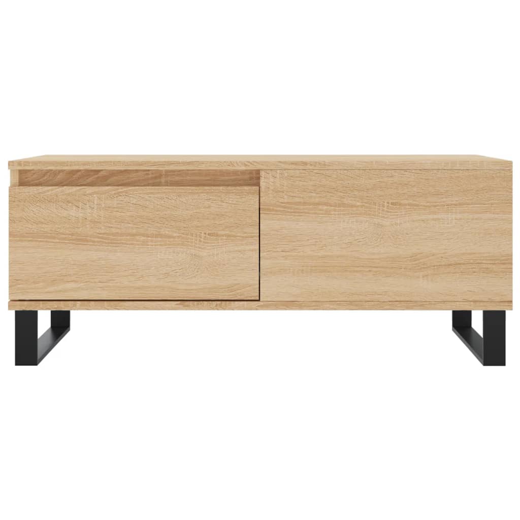 Mesa de centro 90x50x36,5 cm derivados madeira carvalho sonoma