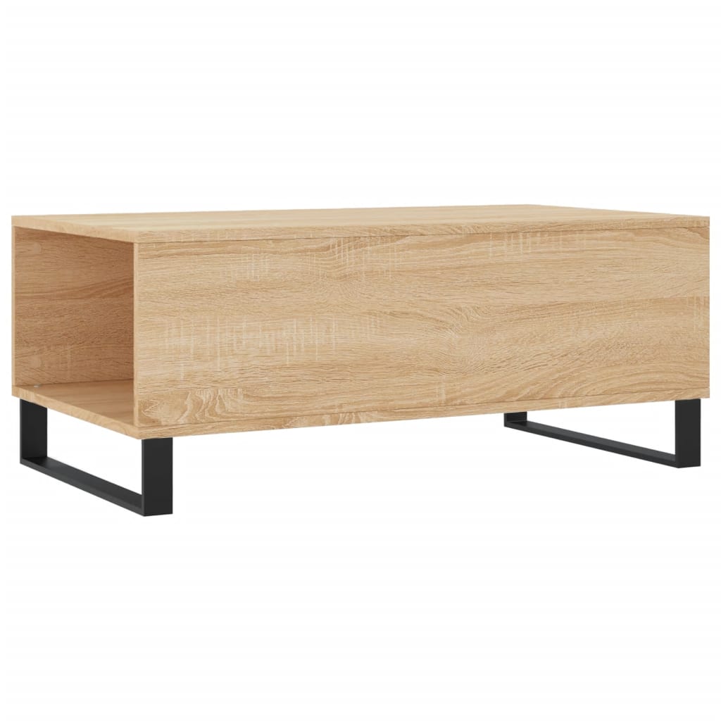 Mesa de centro 90x50x36,5 cm derivados madeira carvalho sonoma